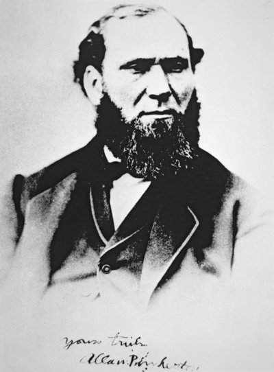 Retrato de Allan Pinkerton, fundador da Pinkerton