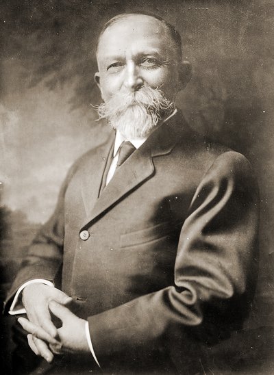 Retrato de John Harvey Kellogg (1852 - 1943) (foto sépia) de American Photographer