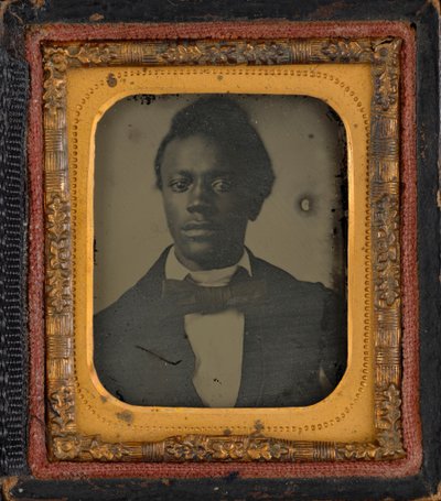 Retrato de um homem,c. 1860 (foto) de American Photographer