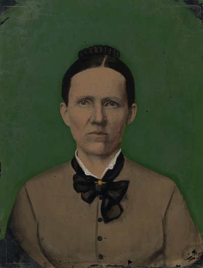 Retrato de uma mulher, década de 1860 (foto) de American Photographer