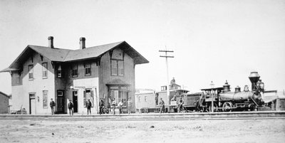 Estação de trem de Rincon, Novo México de American Photographer