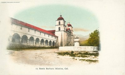 Missão de Santa Bárbara, Califórnia (fotografia a cores) de American Photographer