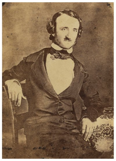 Retrato sentado de Edgar Allan Poe. 1876 (Daguerreotype) de American Photographer
