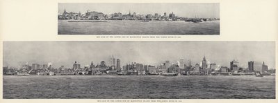 Sky-Line of the Lower End of Manhattan Island from the North River (foto a p/b) de American Photographer