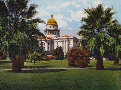 Capitólio do Estado, Sacramento, Califórnia (fotografia a cores) de American Photographer