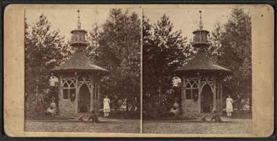 Casa de Verão, Comunidade Oneida, Estado de Nova Iorque, 1873 de American Photographer