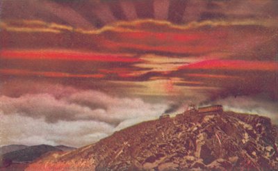 Pôr do sol em Pikes Peak (fotografia a cores) de American Photographer