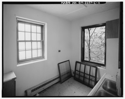 Techwood Homes, Edifício Nº 1, 575-579 Techwood Drive, Atlanta, Condado de Fulton, GA (foto a p/b) de American Photographer