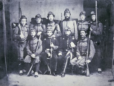 Os Cadetes Charleston Zouave do Exército Confederado de American Photographer