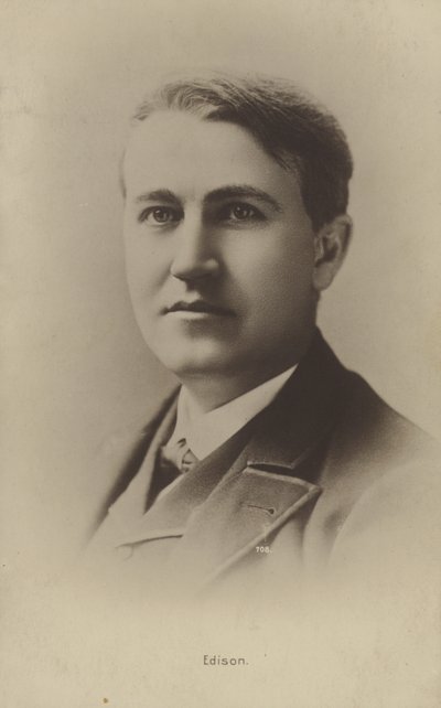 Thomas Edison (1847-1931), inventor americano de American Photographer