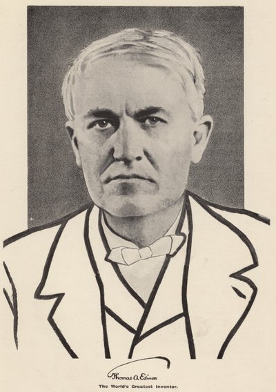 Thomas Edison (fotografia a preto e branco) de American Photographer