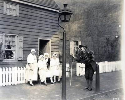 Cidade Crier na High Street, 1926 (impressão de prata gelatina) de American Photographer