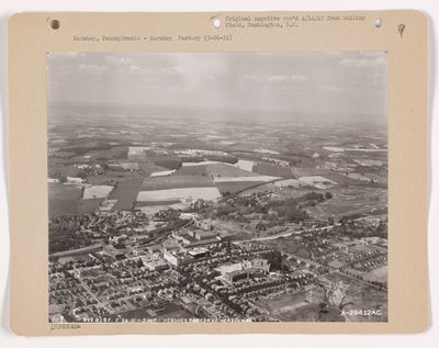 Vista de Hershey, Pennsylvania, 26 de Maio de 1931 (foto a p/b) de American Photographer