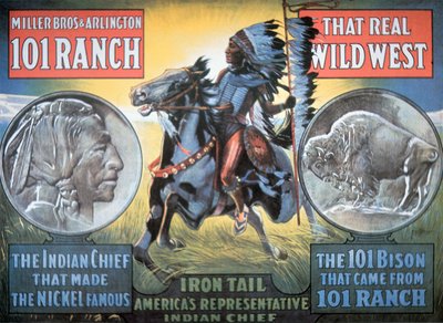 101 Ranch Wild West Show poster, com 
