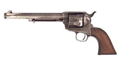 .44-40 "Model 1873" Revólver do Exército de seis tiros de ação única, de Colt, Hartford, 1881 de American School
