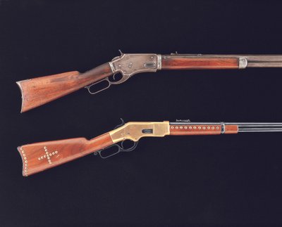 Um rifle de repetição .50 Spencer modelo 1865 no. 20859 de American School
