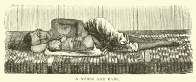 Uma enfermeira e bebê de American School