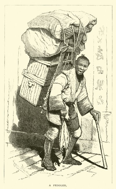 Um vendedor ambulante de American School
