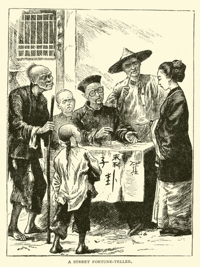 Uma cartomante de rua de American School