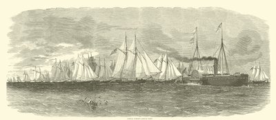 Frota de morteiros Admiral Porters, 1862 de American School