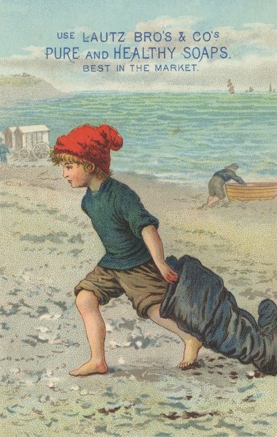 Propaganda para Lautz Bros & Cos Sabonetes Puros e Saudáveis, c.1880 de American School