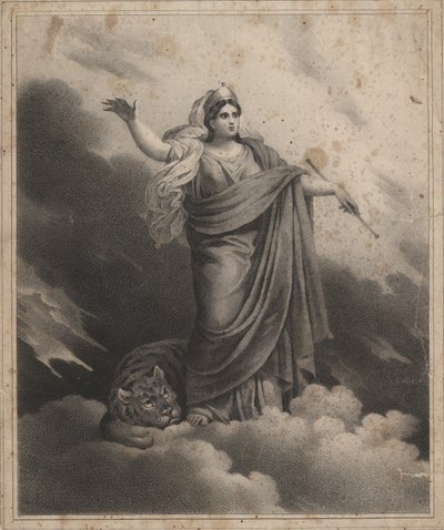 Figura Alegórica (lito) de American School