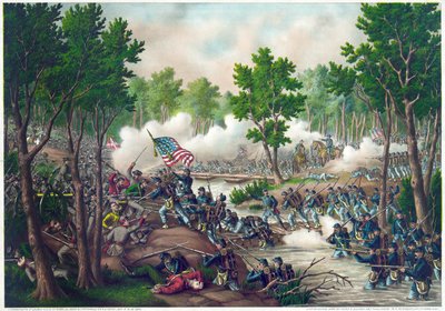 Guerra Civil Americana (1861-1865): batalha de Spotsylvania Court House de 9 a 12 de maio de American School
