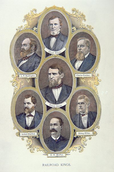 American Railroad Kings (cor litho) de American School