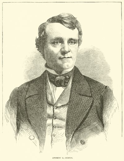 Andrew G Curtin, dezembro de 1863 de American School