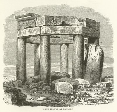 Templo árabe em Baalbec de American School