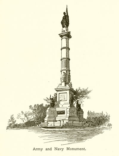 Monumento do Exército e da Marinha, Boston Common de American School