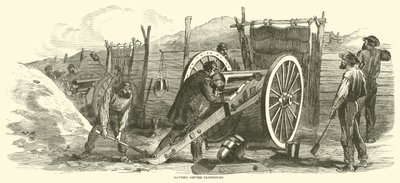 Bateria antes de Petersburgo, junho de 1864 de American School