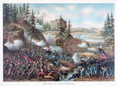 Batalha de Chattanooga, pub. Kurz  Allison de American School