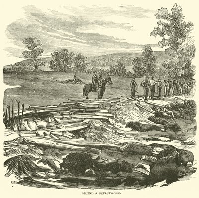 Atrás de um peitoral, setembro de 1862 de American School