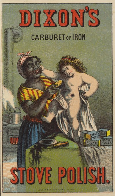 Mulher Negra criança polidora de American School