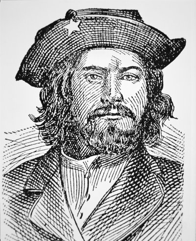 "Bloody Bill" Anderson (litho) de American School