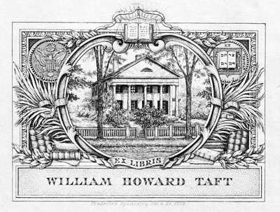 Folheto do Presidente William H. Taft (1857-1930) 1909 (impresso) de American School