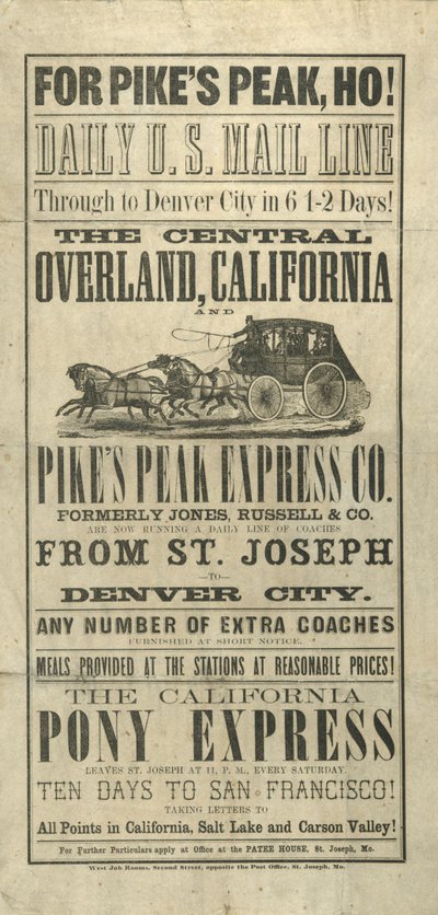 Broadside advertising Transamerican viagens e rotas de viagem de American School