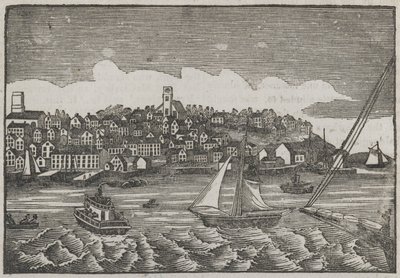 Brooklyn, Nova Iorque (gravura em xilogravura) de American School