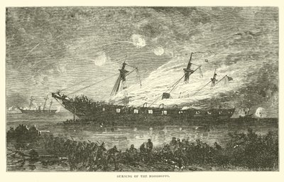 Queima do Mississippi, abril de 1863 de American School