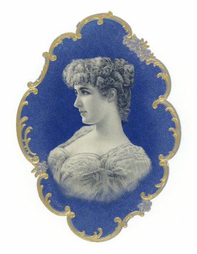 Busto de uma jovem mulher de American School