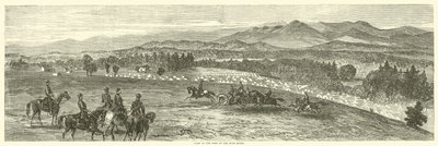 Acampamento ao pé do Blue Ridge, outubro de 1863 de American School