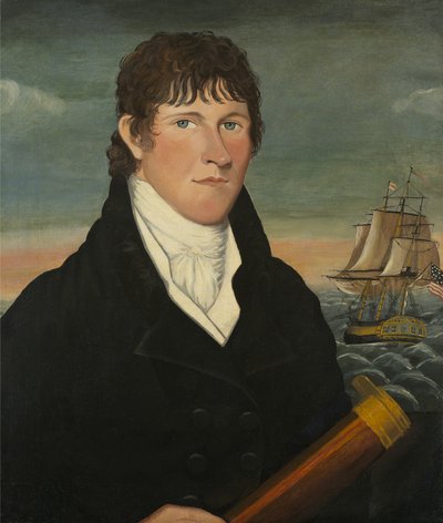 Capitão David Bush, 1812 de American School