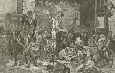 Captura da Bastilha, pintado por Francois Flameng de American School