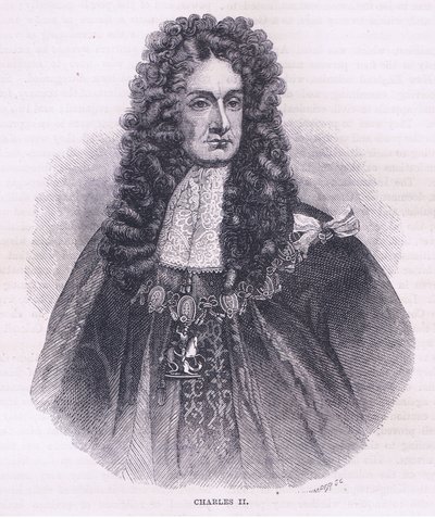 Charles II (1664), ilustração de Cassell
