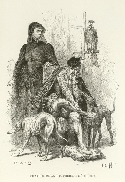 Carlos IX e Catarina de Médicis de American School