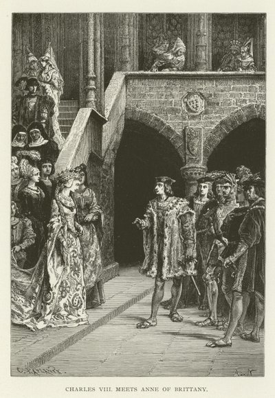Carlos VIII conhece Ana da Bretanha de American School