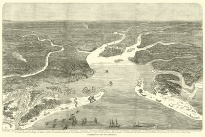 Charleston e seus arredores, julho de 1863 de American School