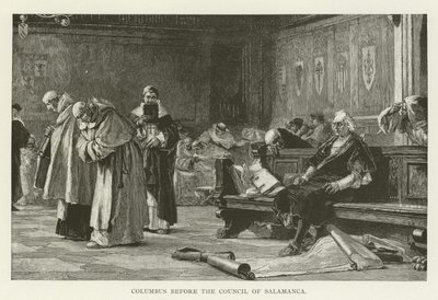 Columbus antes do Conselho de Salamanca de American School