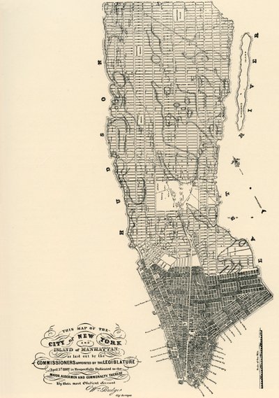 Mapa de Manhattan dos Comissários de American School